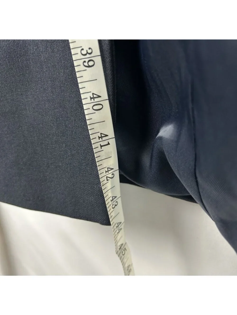 MARE MARE X ANTHROPOLOGIE Women’s Small Navy/Marin Long-line Button Dressy Vest - Picture 8 of 16